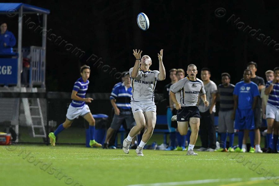Wheaton Men\'s Rugby vs Mass Maritime.  Photo by Keith Nordstrom